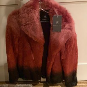 Trendy faux fur jacket